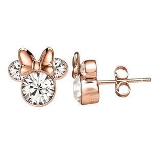 Minnie Mouse Crystal Stud Earrings